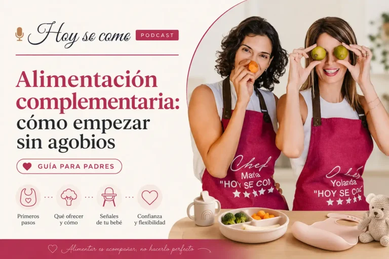 Alimentación complementaria: cómo empezar sin agobios (guía para padres)