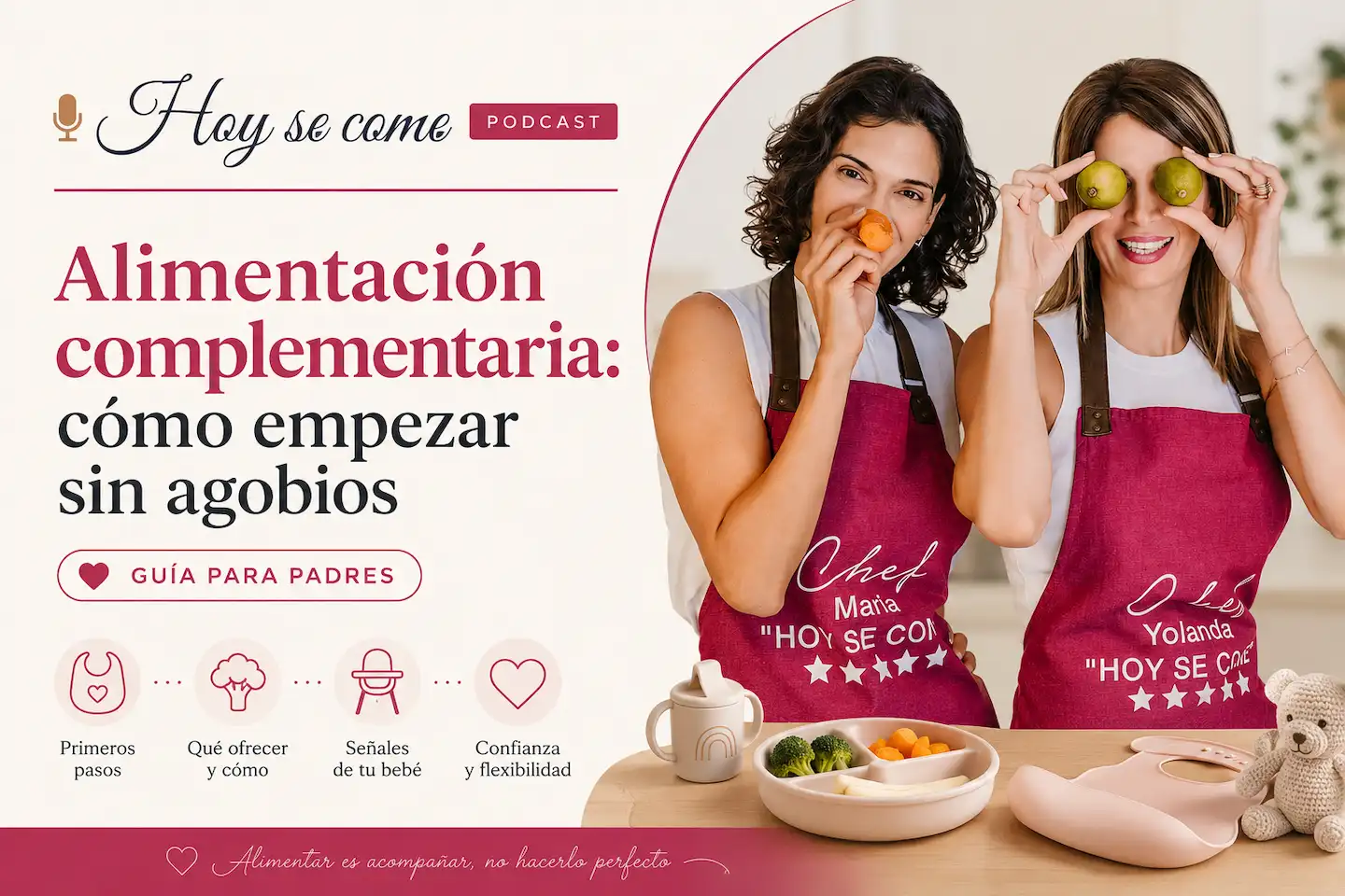 Alimentación complementaria: cómo empezar sin agobios (guía para padres)